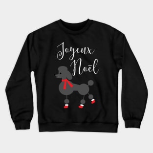 Joyeux Noel Merry Christmas in French Crewneck Sweatshirt